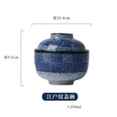 Axyaa Vintage Ceramic Stew Pot with Lid Bowl - 300ml