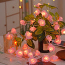 Axyaa LED Rose Flower Light String for Valentine's Day Wedding Home Decoration