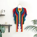 Axyaa Angel Macrame Wall Hanging Shelf - Boho Wood Decor for Bedroom & Living Room