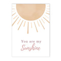 Axyaa Sun Wildflowers Rainbow Nursery Wall Art Print