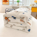 Axyaa Cartoon Print Comforter: Soft All-Season Quilt for Adults & Kids