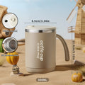 Axyaa Double Wall Stainless Steel Insulated Mug with Sliding Lid - Leak Proof