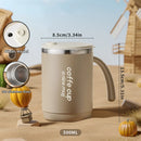 Axyaa Double Wall Stainless Steel Insulated Mug with Sliding Lid - Leak Proof