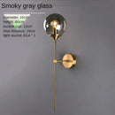 Axyaa Glass Ball Wall Sconce Light for Bedroom & Living Room