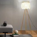 Axyaa Nordic Feather Floor Lamp LED Standing Light for Modern Art Family Living Room