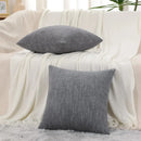 Axyaa Chenille Pillow Cover 45x45cm Soft Luxury Throw Cushion for Living Room