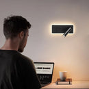 Axyaa Bedroom Wall Lamp with 2 Switch Reading Light, Magnetic Charging - 5200mAh