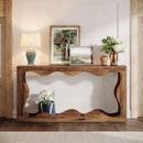 Axyaa Farmhouse Console Table with Storage, 63 Inches, Behind Sofa, Entryway Sofa Table