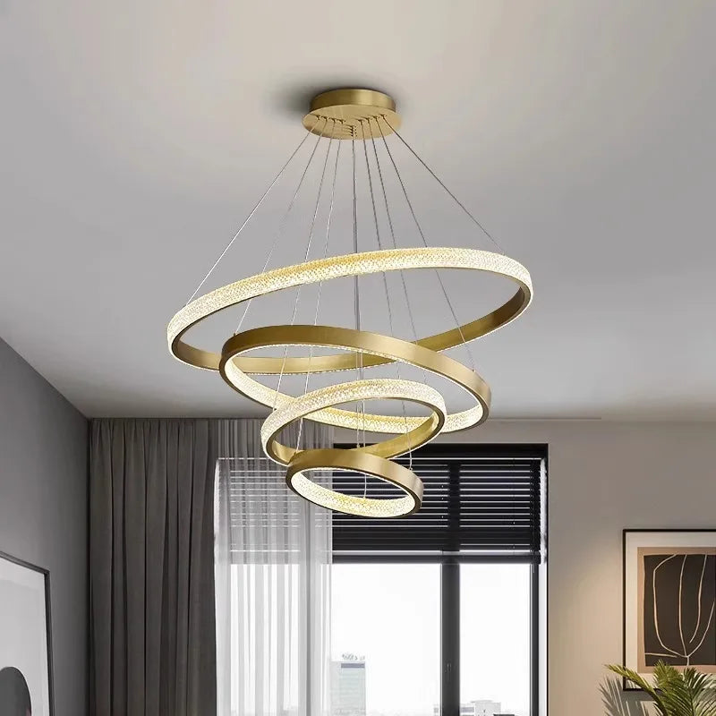 Axyaa Modern LED Chandeliers for Home Decor and Indoor Lighting