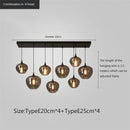 Axyaa Nordic Glass Pendant for Dining Living Office Lighting