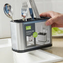 Axyaa Stainless Steel Cutlery Organizer Drainer Knife Stand Storage Holder.