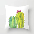 Tropical Cactus Summer Plants Pattern Cushion Cover for Axyaa Home Decor