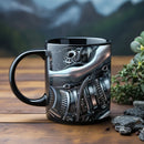 Axyaa Aerospace Machinery Internal Duct Engine Coffee Mug - Funny Gift for Enthusiasts