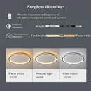 Axyaa Dimmable LED Ceiling Light with Remote Control for Modern Spaces