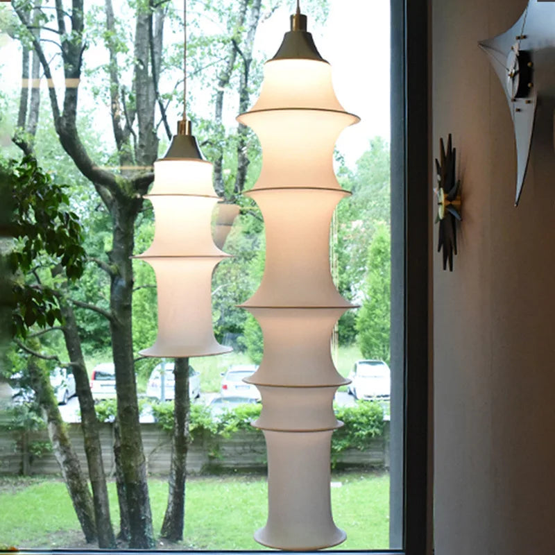Axyaa Wabi Sabi Silk Pendant Lamp for Home Decor-Falkland Designer Pendant
