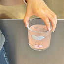 Axyaa Cute Cat Glass Tumbler 400ml for Juice, Coffee, Wine & More