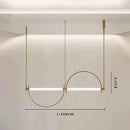 Axyaa LED Chandeliers for Living Room, Office, Bedroom - Minimalist Design