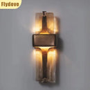 Axyaa Retro Glass Wall Lamp for Bedroom and Living Room Lighting