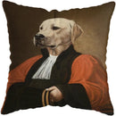 Nordic Cat Dogs Vintage Painting Pillow Cover 45x45cm for Home Hotel Sofa Bed