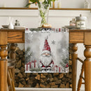 Axyaa Christmas Dwarf Snowflakes Table Runner: Home Wedding Party Centerpieces Decoration