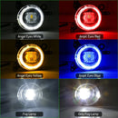 Axyaa LED DRL Angel Eye Fog Lamps for Mitsubishi Lancer 2008-2013