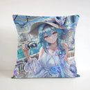 Axyaa Square Cushion Cover - Genshin Impact Pillowcase for Sofa Décor & Gifts