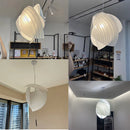Axyaa Modern Minimalist Designer LED Fabric Chandelier for Home Decor