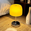 Axyaa Nordic Cream Wind Glass Mushroom Table Lamps for Bedroom & Living Room