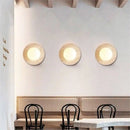 Yellow Cave Stone LED Wall Lamp for Wabi Sabi Ambiance in Bedrooms by Axyaa