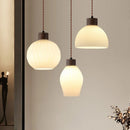 Axyaa Vintage Nordic Glass LED Pendant Chandelier for Dining Room & Kitchen
