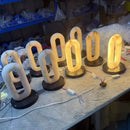 Axyaa Marble LED Table Lamp for Home Decor & Lighting