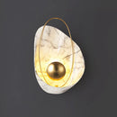 Axyaa Nordic Light Luxury Shell Wall Lamp - Designer Decor for Living Room & Bedroom