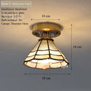 Nordic Glass/Ceramic Ceiling Light by Axyaa - Vintage E27 Fixture for Hallway