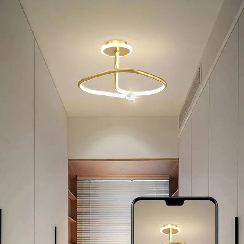 Axya Modern LED Ceiling Chandelier For Living Dining Bedroom - Indoor Home Appliance