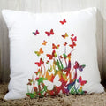 Axyaa Butterfly Printed Couch Cushion Cover 45x45cm Home Decor Pillowcase