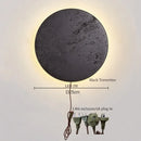 Axyaa LED Wall Lamps Black Travertine Nordic Minimalism Bathroom Mirror Lights