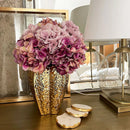 Axyaa Platinum Hammer Pattern Ceramic Vase