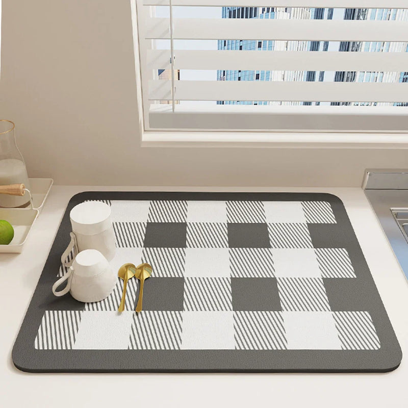 Axyaa Diatomite Drying Mat for Kitchen Sink & Bathroom Counter