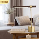 Axyaa Retro Wooden Bedside Desk Lamp for Bedroom, Study, and Hotel