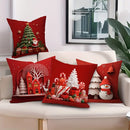 Axyaa Christmas 3D Pattern Pillow Cover for Sofa, Bedroom, Car
