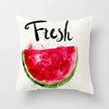Axyaa Cartoon Watermelon Banana Print Seat Cushion Cover