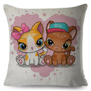 Axyaa Nordic Animal Cushion Cover - 45x45cm