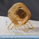Axyaa Small Fruit Plates Set for Dining Tables - Debris-Free Plastic Storage Bones
