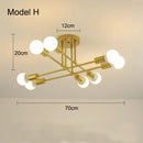 Axyaa Nordic Minimalist LED Pendant Chandelier for Bedrooms and Living Rooms