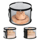 Axyaa Foldable Round Travel Storage Box for Clothes and Hats