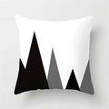 Axyaa Geometric Portrait Pillowcase - Stylish Home & Office Cushion Cover