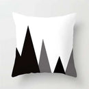 Axyaa Geometric Portrait Pillowcase - Stylish Home & Office Cushion Cover