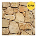 Axyaa 3D Faux Stone Peel and Stick Wall Panels - Set of 10