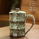 Axyaa Bamboo Ceramic Coffee Cup Large Capacity Drinking Mug