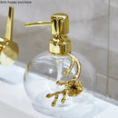Axya Pure Copper Bathroom Set with Mirror Tray & Toothbrush Holder